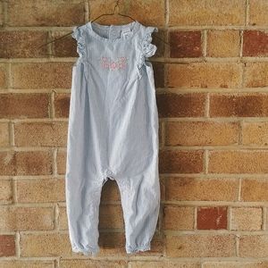 Two Carters Girl Romper Jumpsuit Summer 12 M